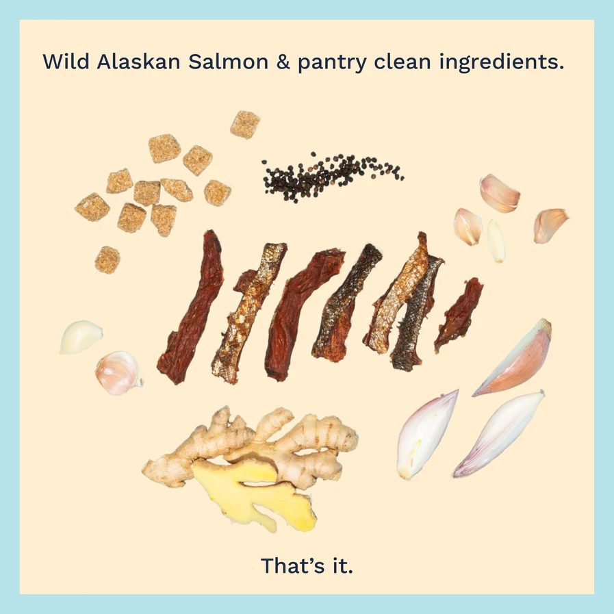 Sea Salt Wild Alaskan Sockeye Salmon Jerky 2oz - Image 5